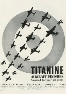 Titanine Flugzeuglackierungen, 1941 von Unbekannt