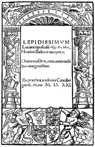 Titelseite von Lucian, 1521, 1893 von Unbekannt