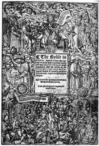 Titelseite der Großen Bibel, 1539, 1893 von Unbekannt