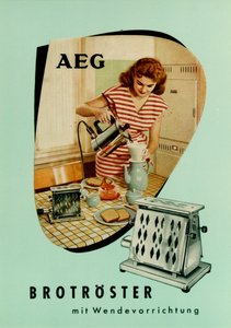 Toaster. AEG-Werbung