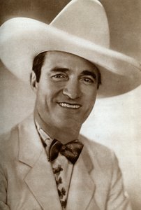 Tom Mix, amerikanischer Filmschauspieler, 1933 von Unbekannt