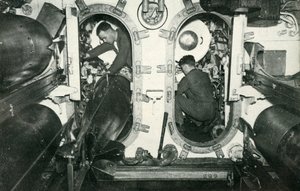 Torpedorohre eines britischen U-Bootes, Zweiter Weltkrieg, 1945