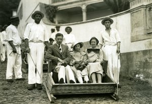 Touristen, Madeira, ca. 1920er-1940er Jahre