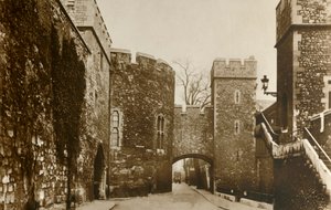 Tower of London...Blutiger Turm...St. Thomas Turm und Wakefield Turm, um 1910