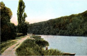 Schlepppfad entlang der Themse, Maidenhead, Berkshire, 20. Jahrhundert