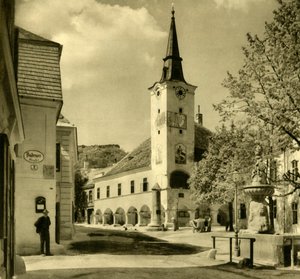 Rathaus, Gumpoldskirchen, Mödling, Niederösterreich, ca. 1935