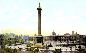 Trafalgar Square und Nelsonsäule, London, 20. Jahrhundert