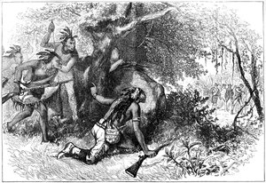 Verrat der Cherokee, 18. Jahrhundert, um 1880 von Unbekannt