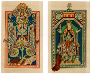 Baum Jesse und Madonna mit Kind auf dem Thron, ca. 1130-1140