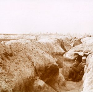 Schützengräben, Champagne, Nordfrankreich, ca. 1914-ca. 1918