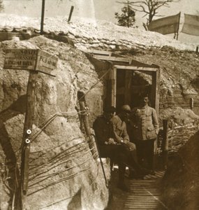 Schützengräben, Champagne, Nordfrankreich