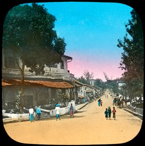 Trincomalee Straße, Kandy, Ceylon, späte 19. oder frühes 20. Jahrhundert