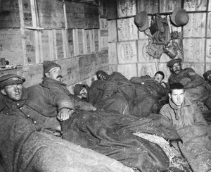 Truppen bei der Rast, Dardanellen, Türkei, 1915-1916