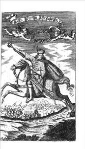 Zar Peter I. Alexejewitsch aus Georg Adam Schleissing Derer beyden Czaaren in Reussland Iwan und Peter Alexewiz, 1693 von Unbekannt