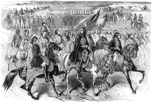 Türkische Truppen auf dem Marsch, Kamiesh, Balaklawa, Krim, 1854, 1882-1884 von Unbekannt