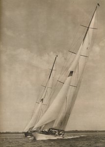 Zwei berühmte Yachten in einem aufregenden Wettkampf, 1936