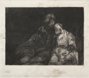 Zwei Figuren, 1800er Jahre von Unbekannt