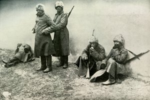 Typen der russischen Armee, 1919 von Unbekannt