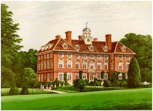 Tyttenhanger Park, Hertfordshire, Heim der Gräfin von Caledon, ca. 1880