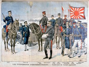 Uniformen der japanischen Armee, Mandschurei, 1904