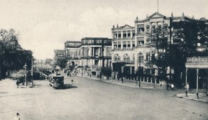 United Services Club, Chowringhee Road, Kalkutta, frühes 20. Jahrhundert