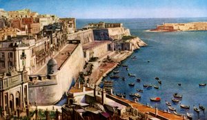 Valletta, Malta, um 1930er Jahre