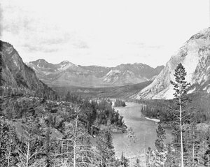 Tal des Bow River, Alberta, Kanada, ca. 1900