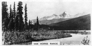 Van Horne Range, Kanadische Rockies, um 1920er