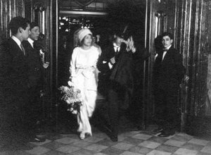 Vaslav Nijinsky und Romola de Pulszky an ihrem Hochzeitstag in Buenos Aires am 10. September 1913, 19