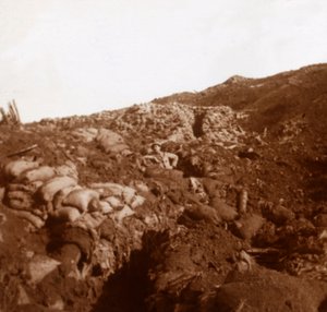 Vauquois, Nordfrankreich, um 1914-1918