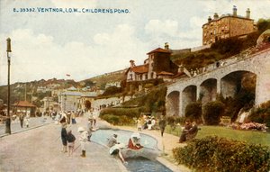 Ventnor, I.O.W - Kinderteich, 1919 von Unbekannt