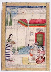 Vibhasa Ragini, Ragamala-Album, Schule von Rajasthan von Unbekannt