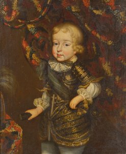 Viktor Amadeus I. 1587-1637, Herzog von Savoyen, als Kleinkind, 17. Jahrhundert