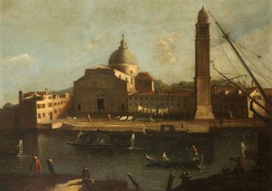 Blick auf Venedig - Die Kirche Il Redentore, 1700-1800