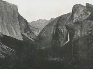Blick vom Künstlerpunkt, Yosemite-Tal, USA, 1895 von Unbekannt