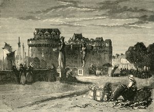 Ansicht in Nantes, 1890 von Unbekannt