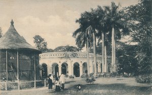 Ansicht im Zoologischen Garten, Kalkutta, ca. 1910