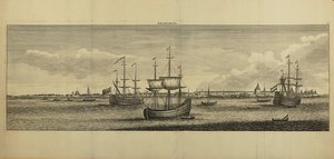 Ansicht von Archangelsk, ca. 1770 von Unbekannt
