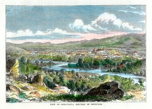 Ansicht von Comayagua, Republik Honduras, ca. 1880