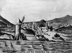 Ansicht von Havanna, 1680
