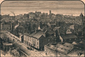 Blick auf Lancaster, 19. Jahrhundert