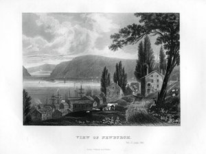 Ansicht von Newburgh, New York State