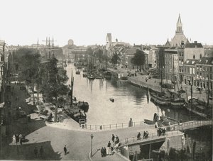 Ansicht von Rotterdam, Niederlande, 1895