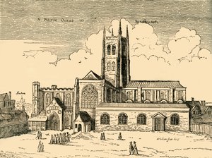 Ansicht von St. Mary Overy, um 1878