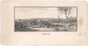 Ansicht von Tartu, 1800