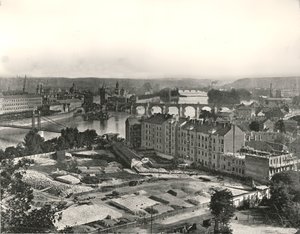 Ansicht der Stadt Prag, Tschechoslowakei, 1895