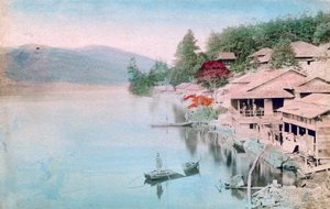 Dorf am Wasser, Japan