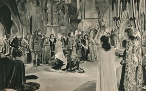 Villon John Barrymore vom Tod bedroht durch Louis XI, 1927