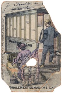 Vintage französische Postkarte, ca. 1900