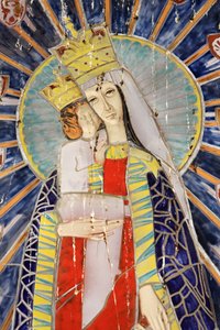 Jungfrau und Kind. Polen. Basilika der Verkündigung, Nazareth, Israel von Unbekannt